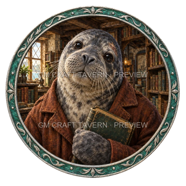 Aperçu du token vu du dessus de Morga Birchhaven - Marchand