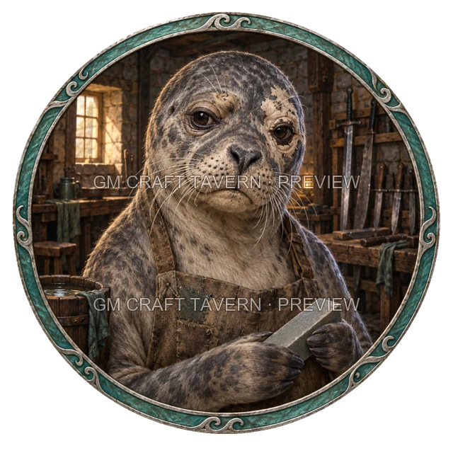 Urdan Westmere - aperçu de token de forgeron vu du dessus