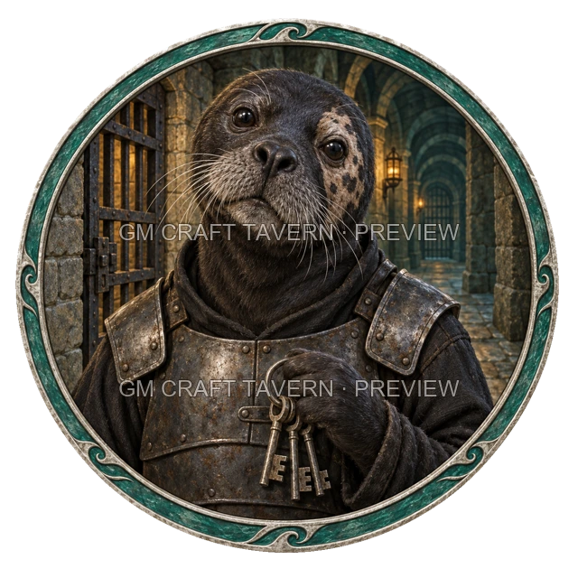 Morga Northbank - aperçu de token de garde vu du dessus