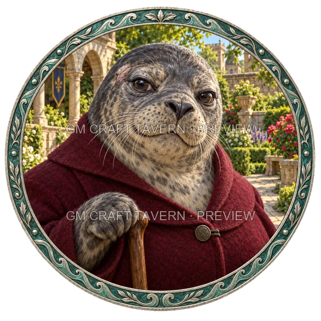 Urdan Oakbend - aperçu de token de noble vu du dessus