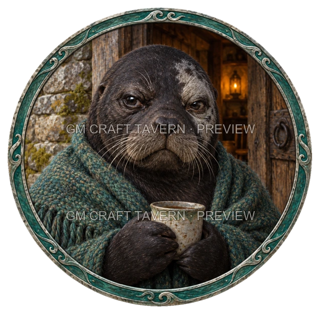Urdan Deepgrove - aperçu de token de villageois vu du dessus
