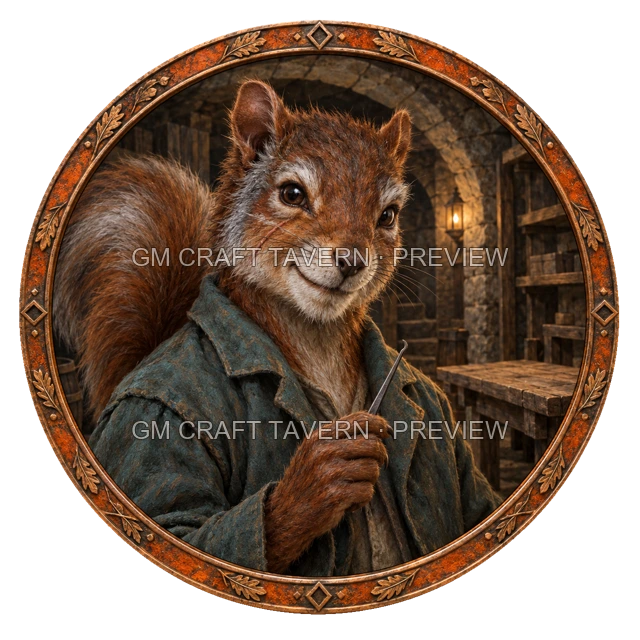 Aperçu du token vu du dessus de Varka Duskford - Roublard
