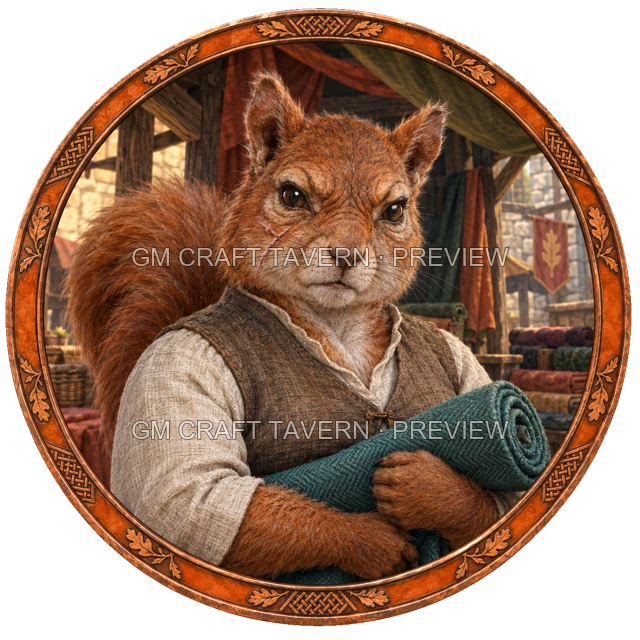 Aperçu du token vu du dessus de Durg Birchhaven - Marchand
