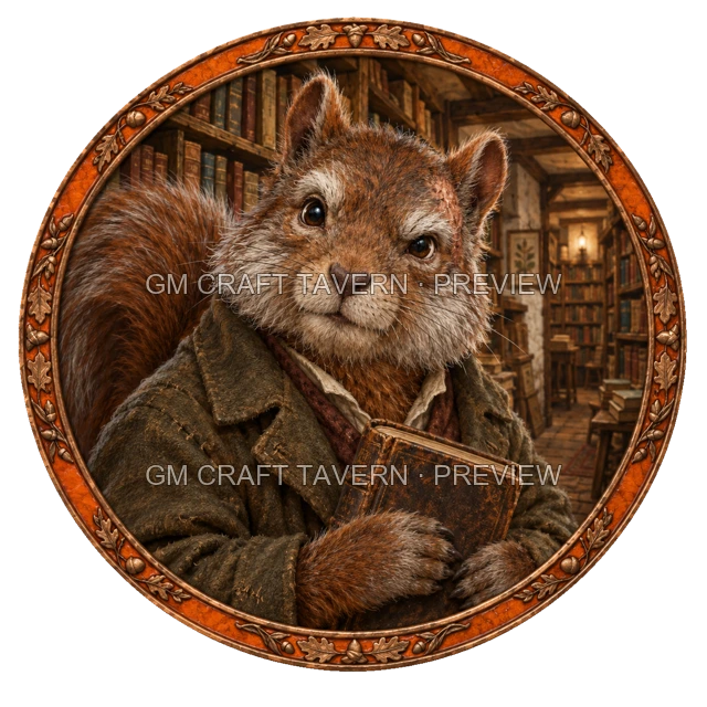 Aperçu du token vu du dessus de Morga Birchhaven - Marchand