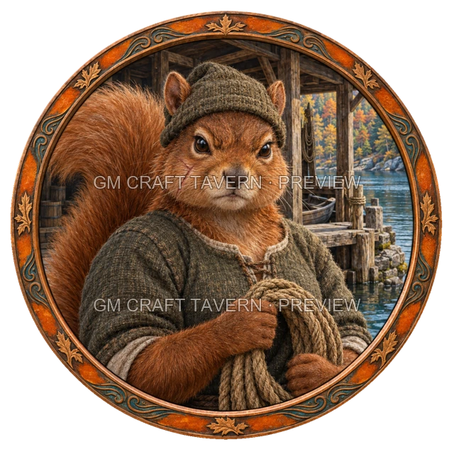 Grom Hillward - aperçu de token de marin vu du dessus