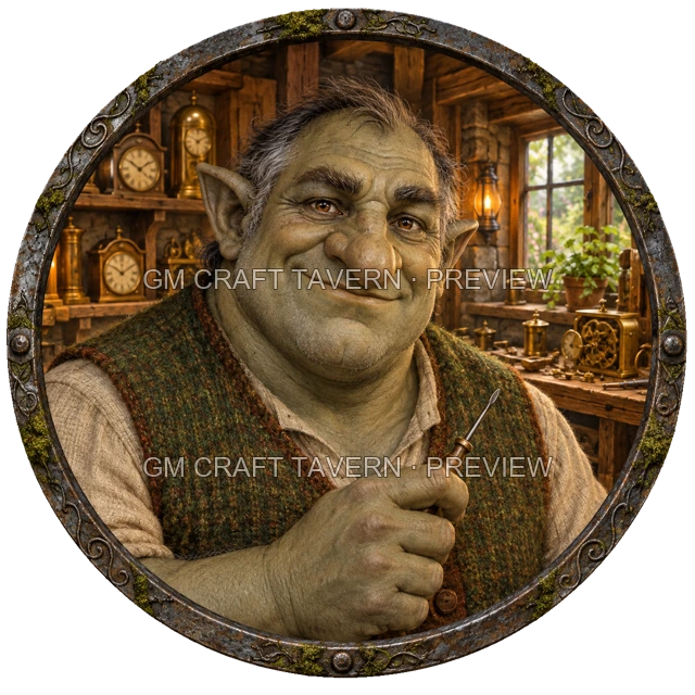 Aperçu du token vu du dessus de Varka Birchhaven - Artificier