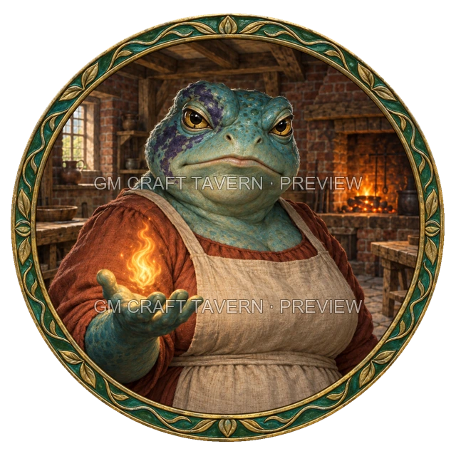 Aperçu du token vu du dessus de Durg Duskford - Ensorceleur