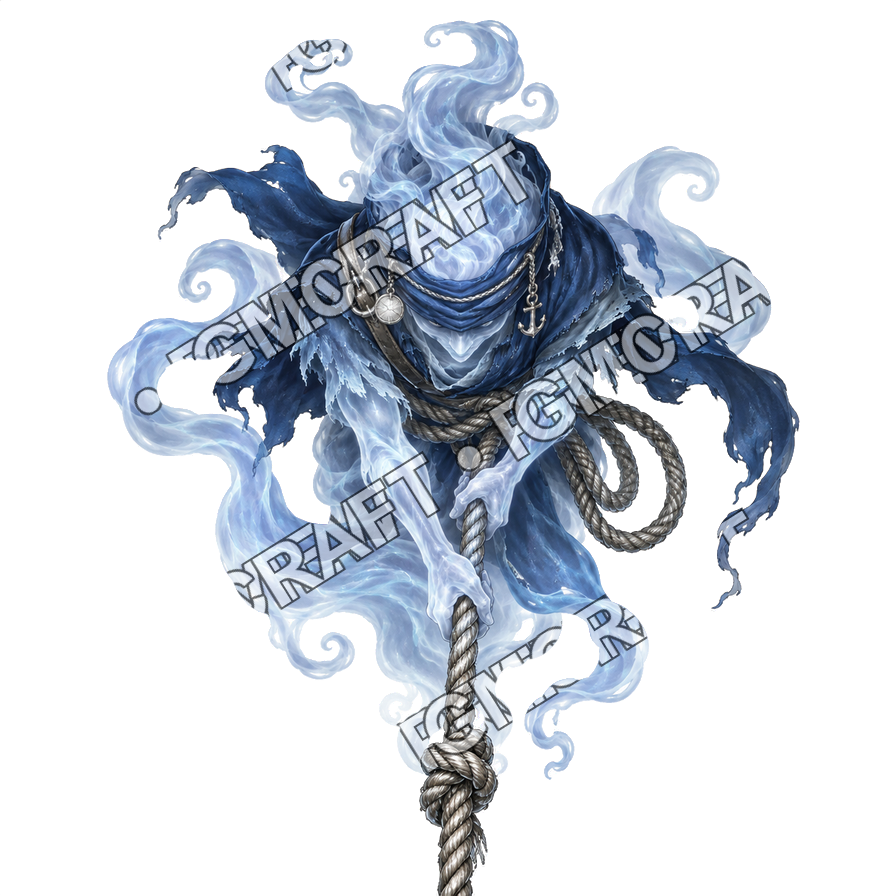 Pirate Ocean 0233 Moon Rigging Moonlight Topdown Token top-down token preview