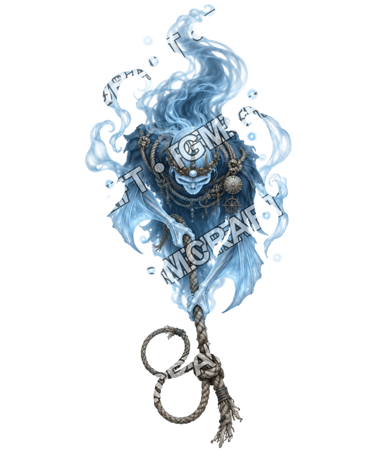 Pirate Ocean 0236 Moon Rigging Ghost Particles Topdown Token top-down token preview
