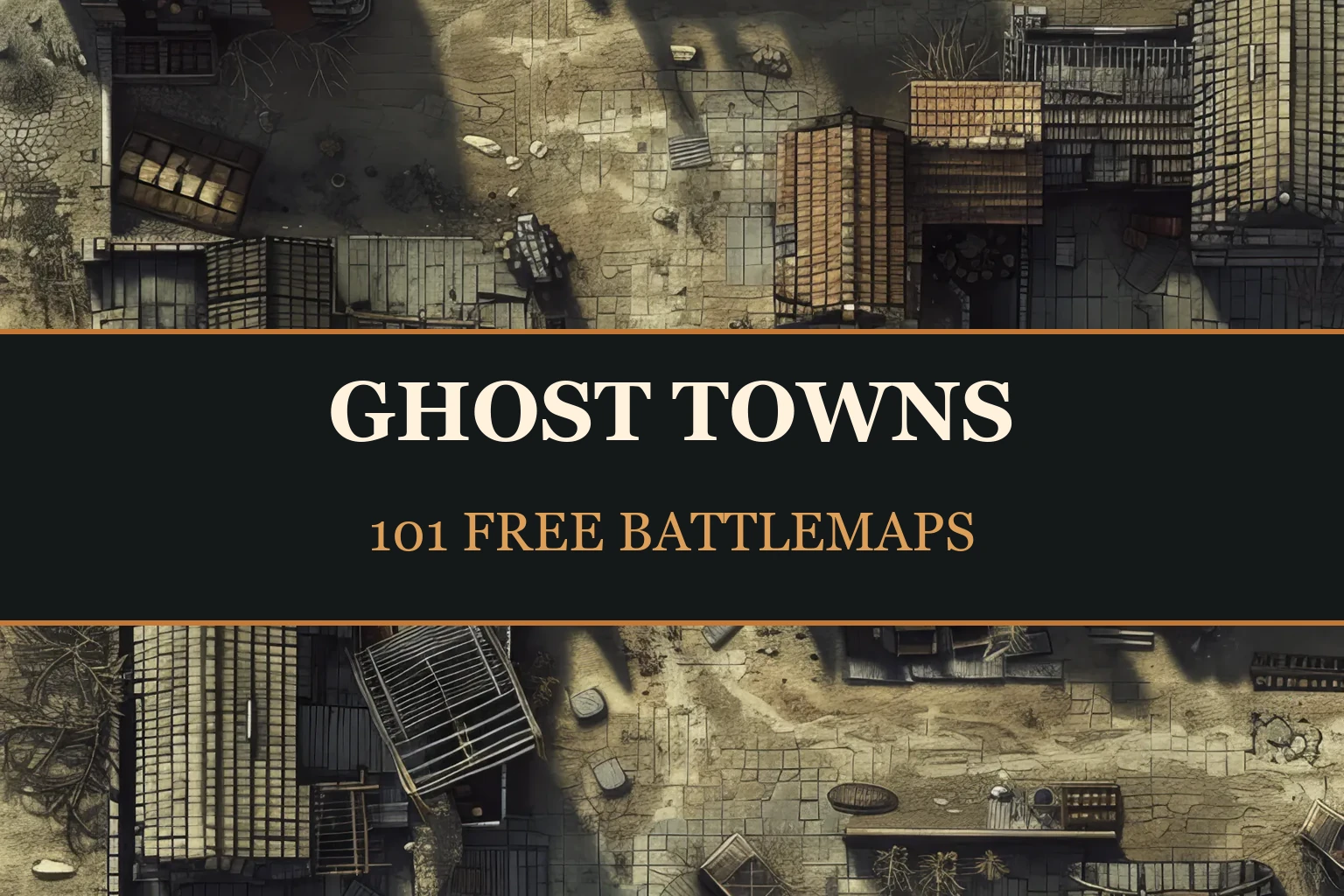 Ghost towns — 101 Free Battlemaps