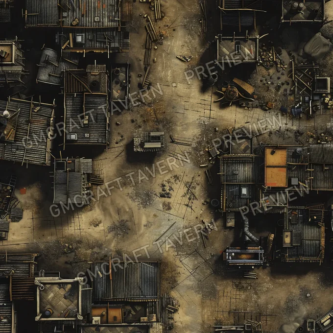 Ghost Town On Anot battlemap preview