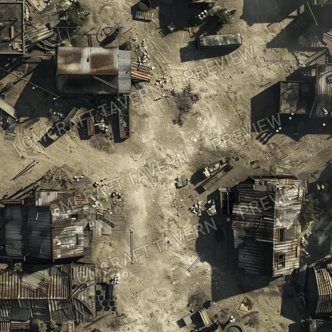 Ghost Town On Anot battlemap preview