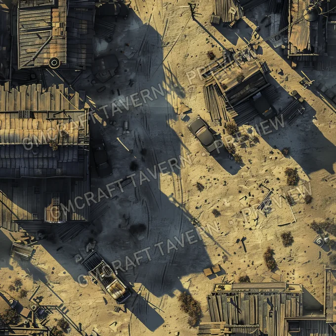 Ghost Town Swallow battlemap preview