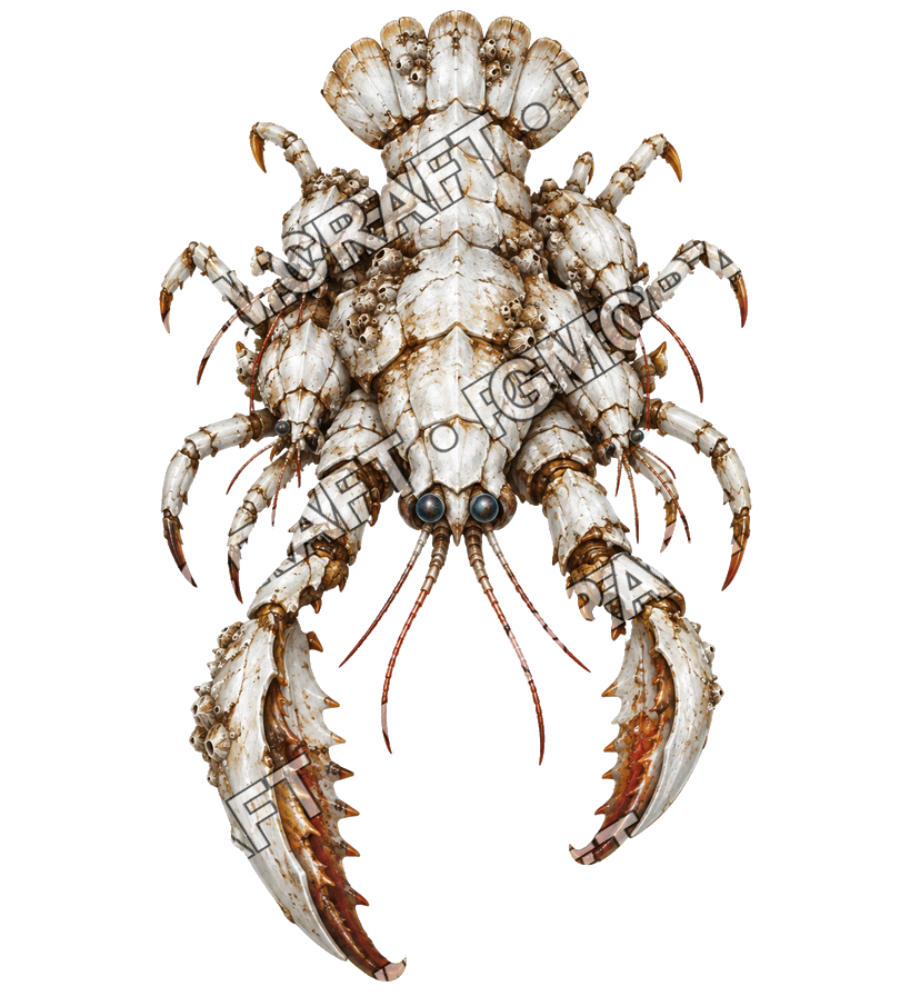 Pirate Ocean 0353 Armored Mantis Shrimp Mass Lens Topdown Token top-down token preview