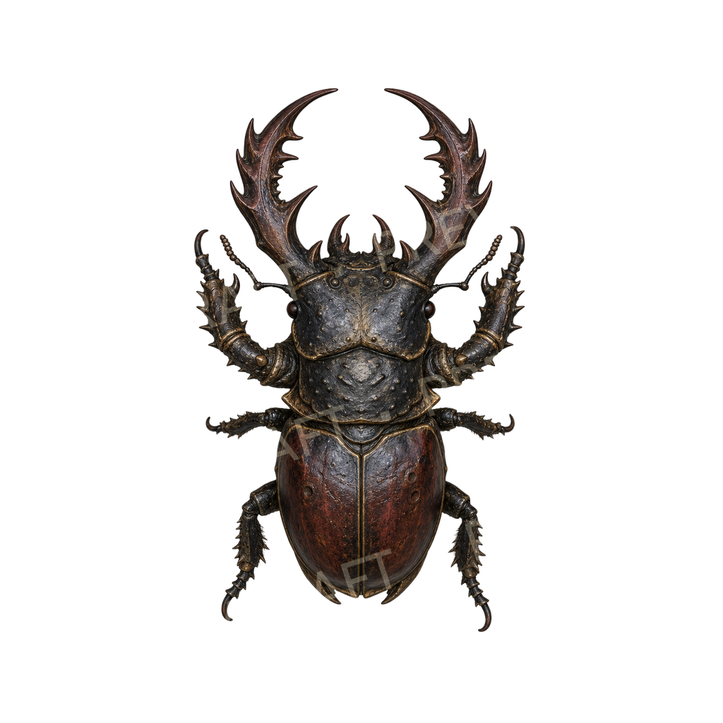 Giant Stag Beetle Brute top-down token preview