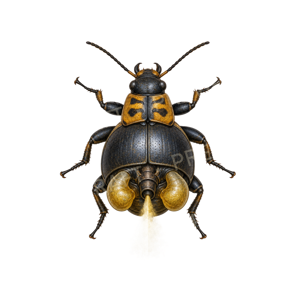 Giant Bombardier Beetle Sprayer top-down token preview