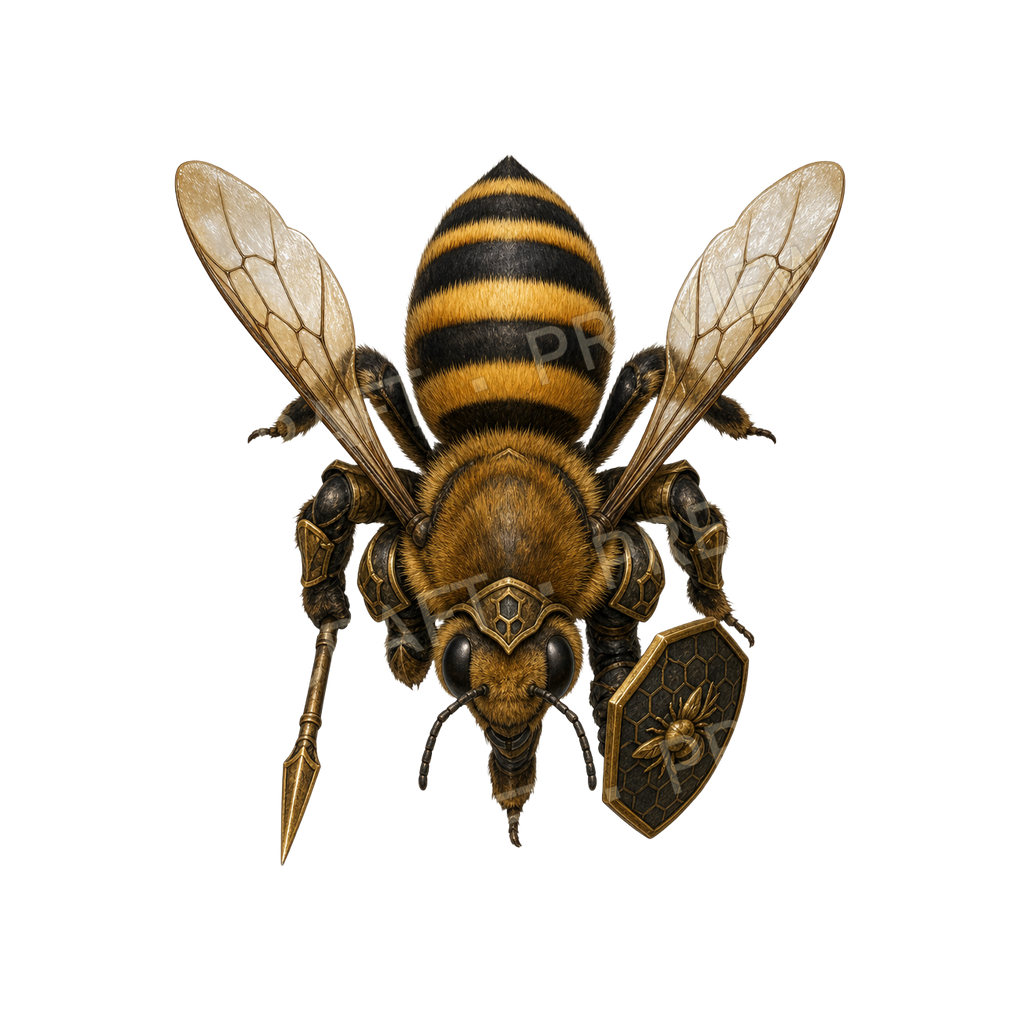 Giant Honeybee Guard top-down token preview