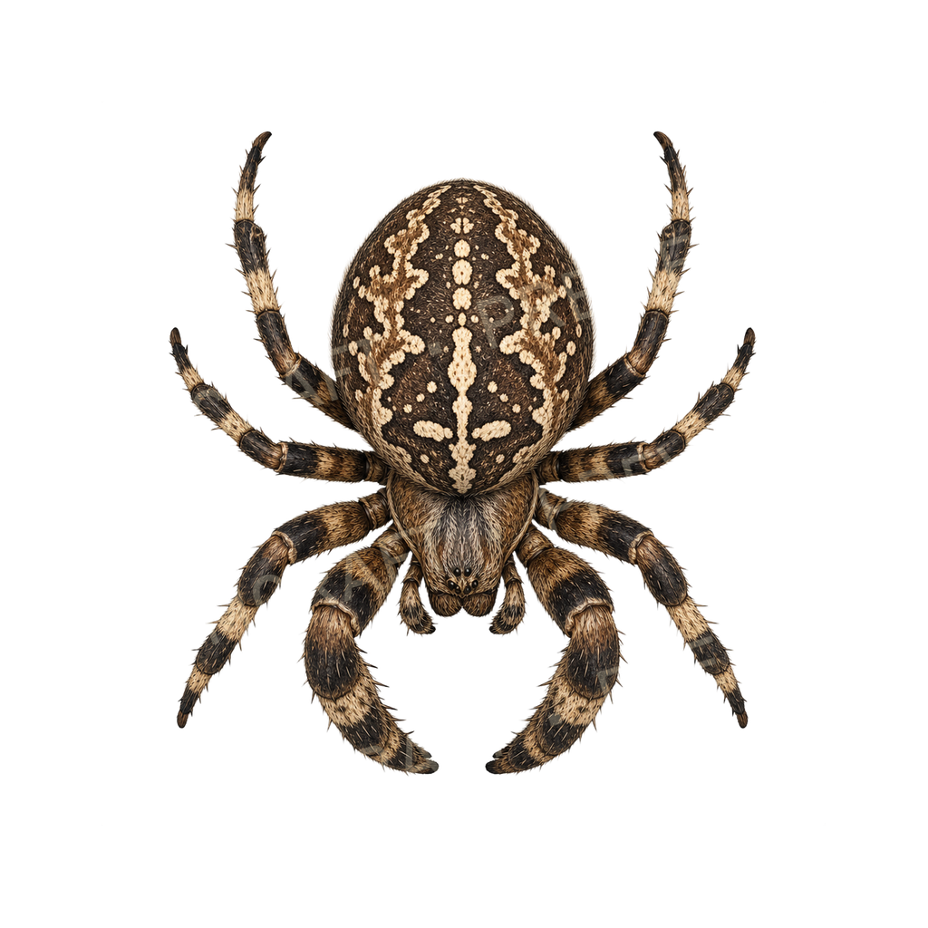 Giant Orb Weaver top-down token preview