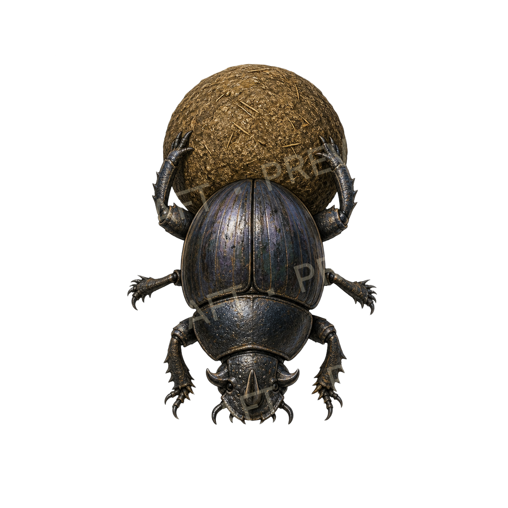 Giant Dung Beetle Roller top-down token preview