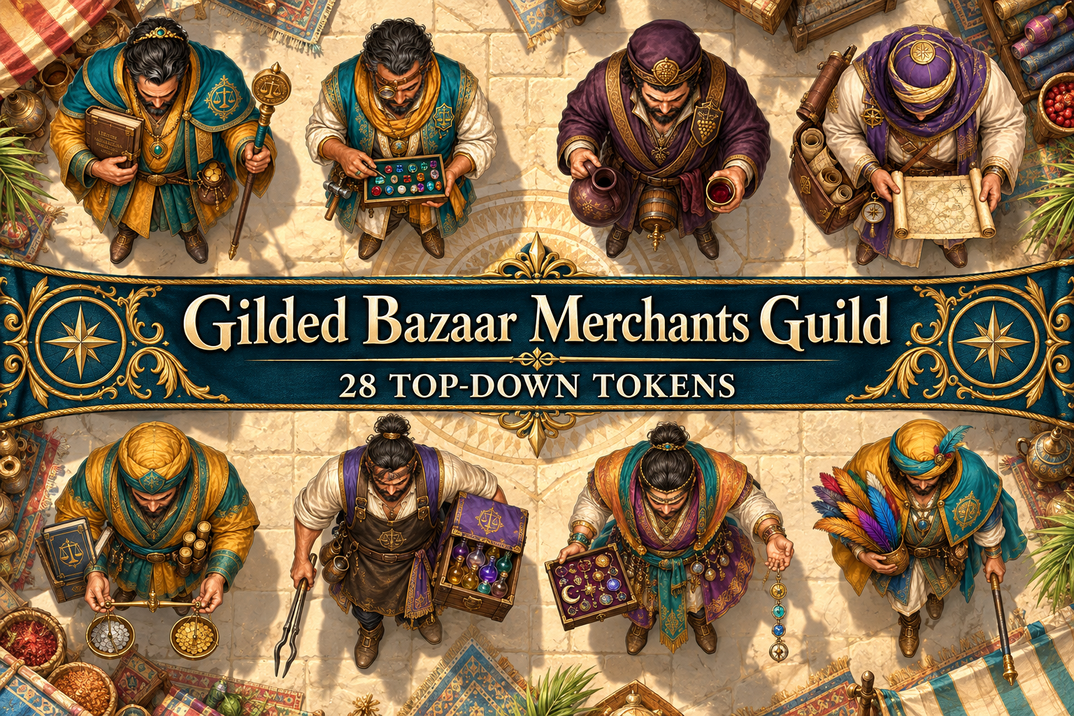 Gilded Bazaar Merchants Guild product preview