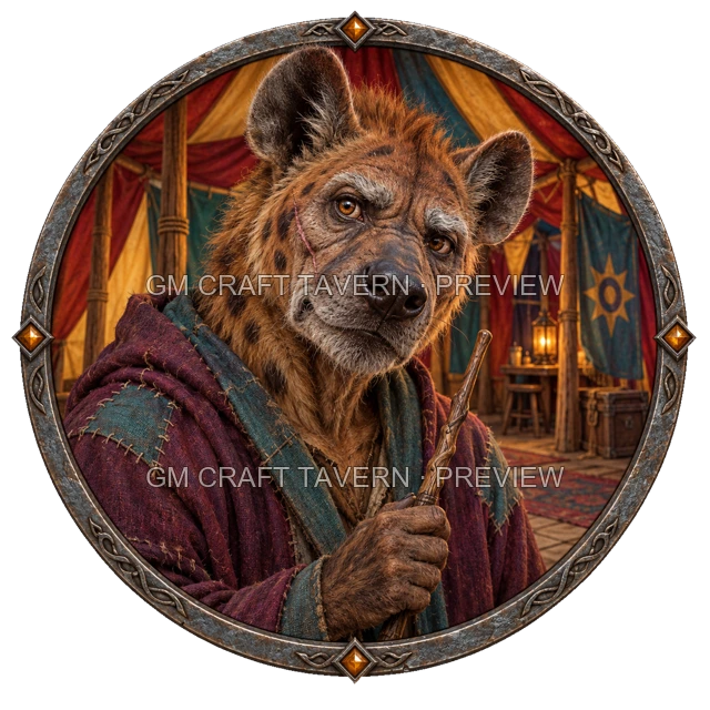 Aperçu du produit Tokens de personnages gnolls 7