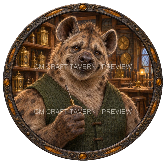 Aperçu du token vu du dessus de Varka Birchhaven - Artificier