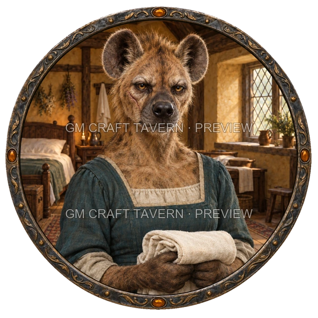 Durg Deepgrove - aperçu de token de guérisseur vu du dessus