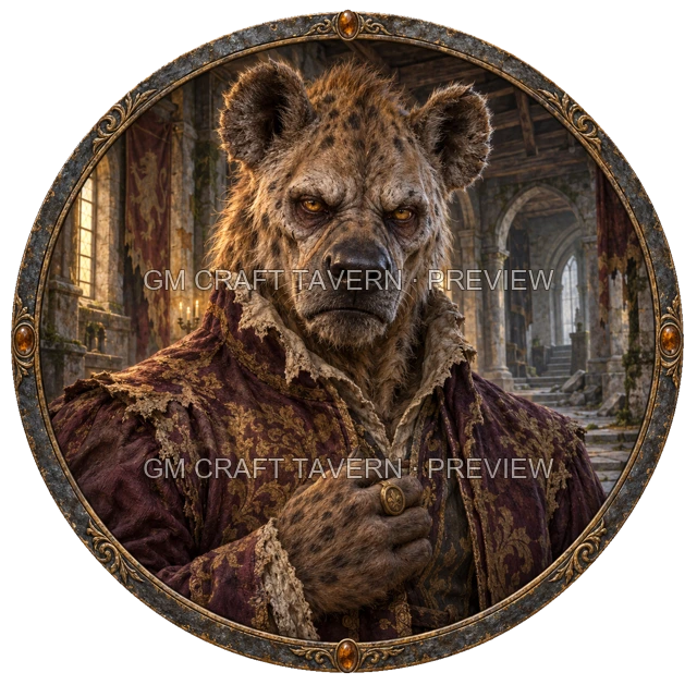 Aperçu du token vu du dessus Noble mort-vivant