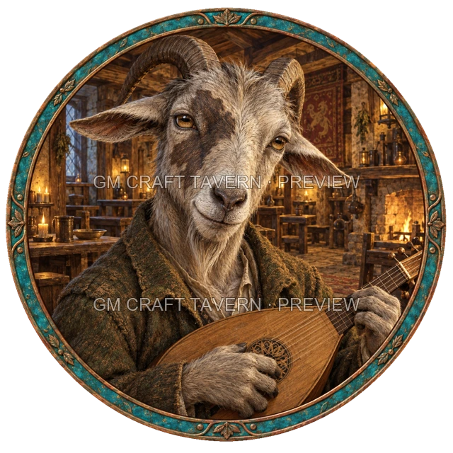 Aperçu du token vu du dessus de Besha Stonebrook - Barde