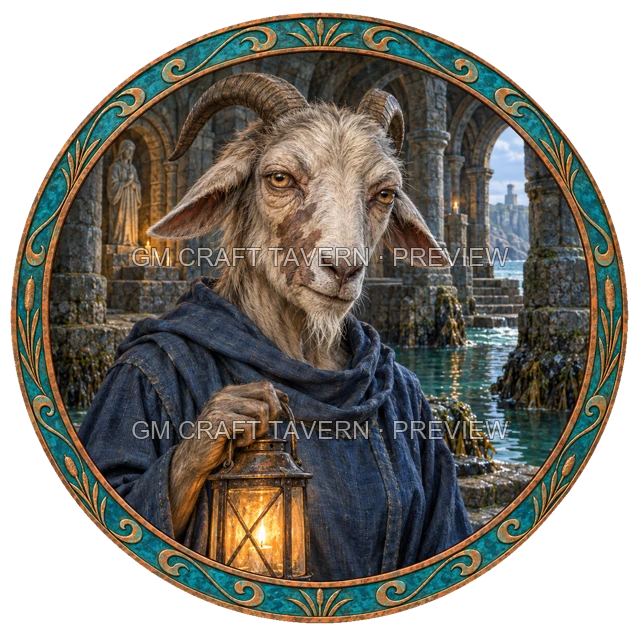 Aperçu du produit Tokens de personnages goatfolk 5