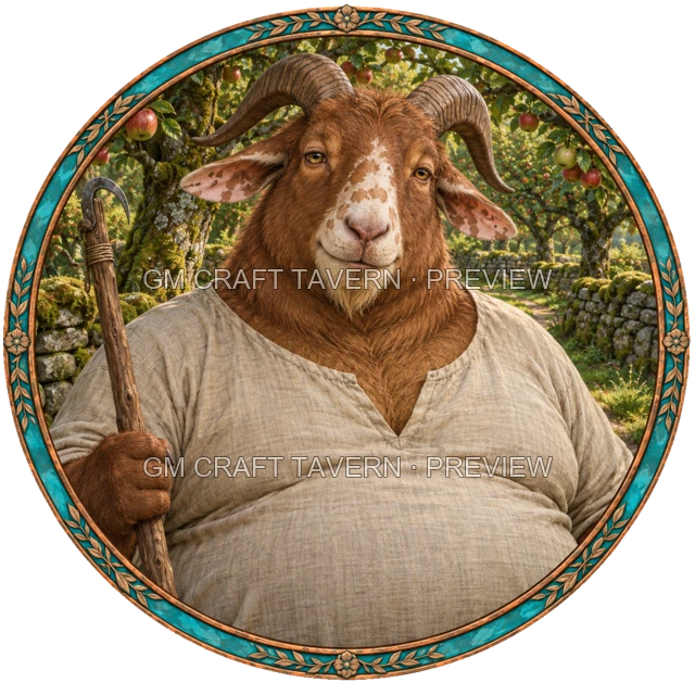 Aperçu du token vu du dessus de Besha Reedvale - Druide