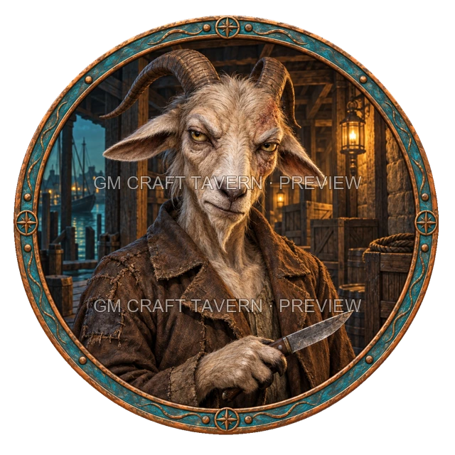 Aperçu du token vu du dessus de Urdan Duskford - Roublard