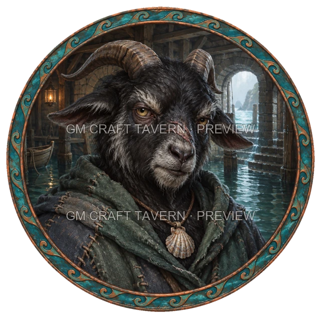 Aperçu du token vu du dessus de Urdan Ironwell - Occultiste