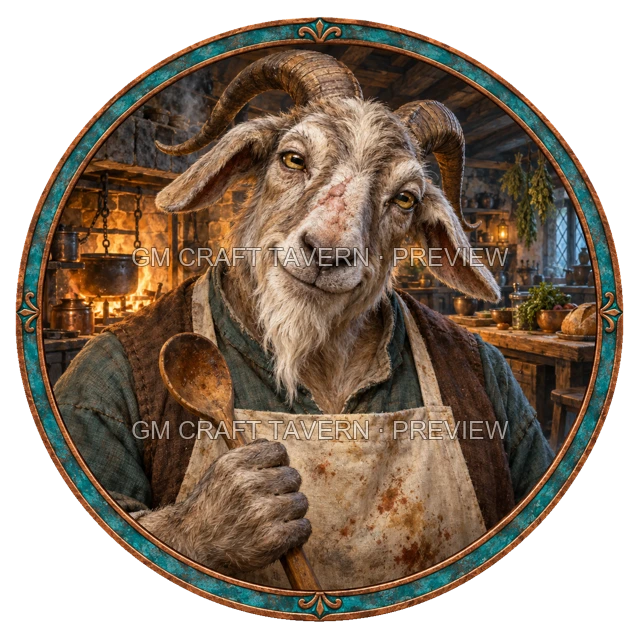 Morga Westmere - aperçu de token d’aubergiste vu du dessus