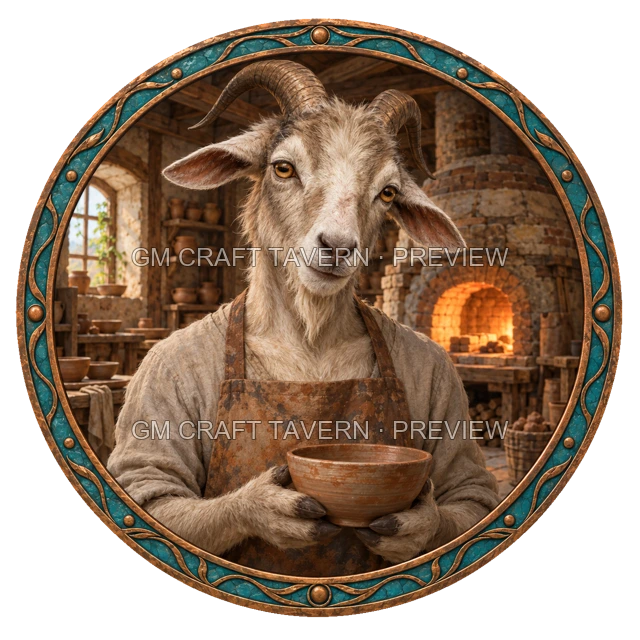 Besha Oakbend - aperçu de token d’artisan vu du dessus