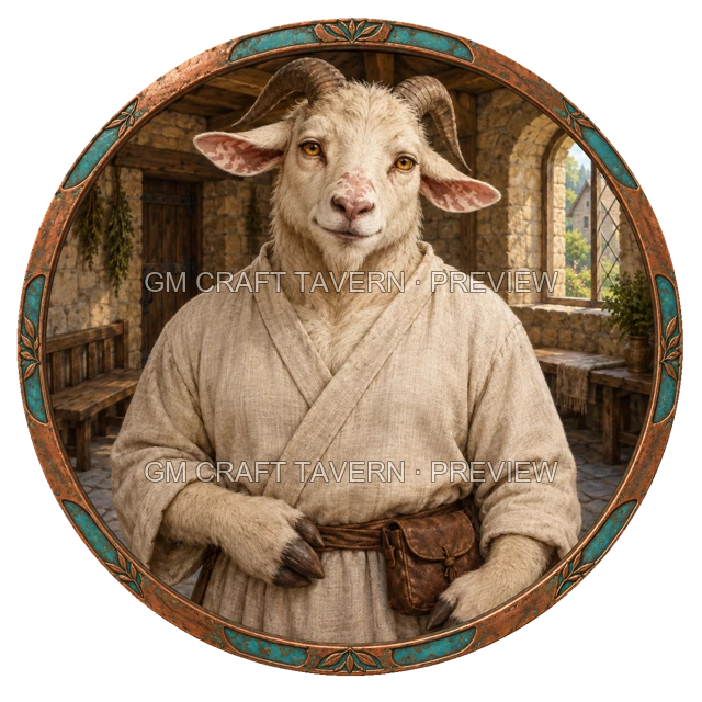 Besha Deepgrove - aperçu de token de guérisseur vu du dessus