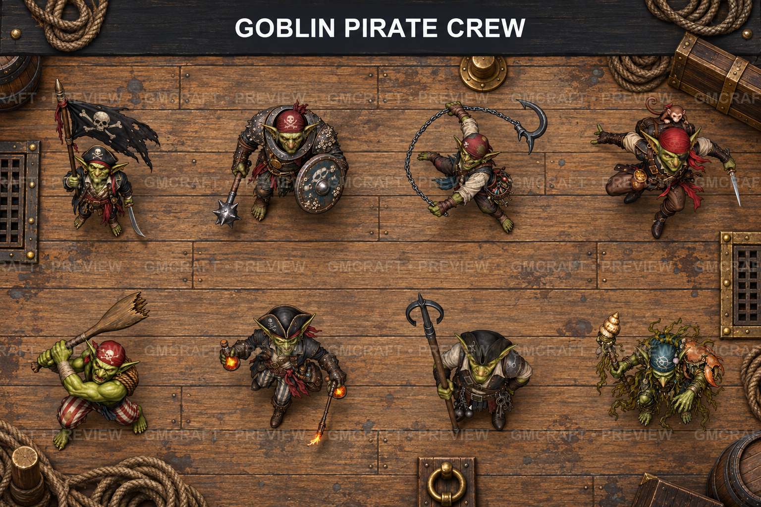 Aperçu du produit Équipage de pirates gobelins 3