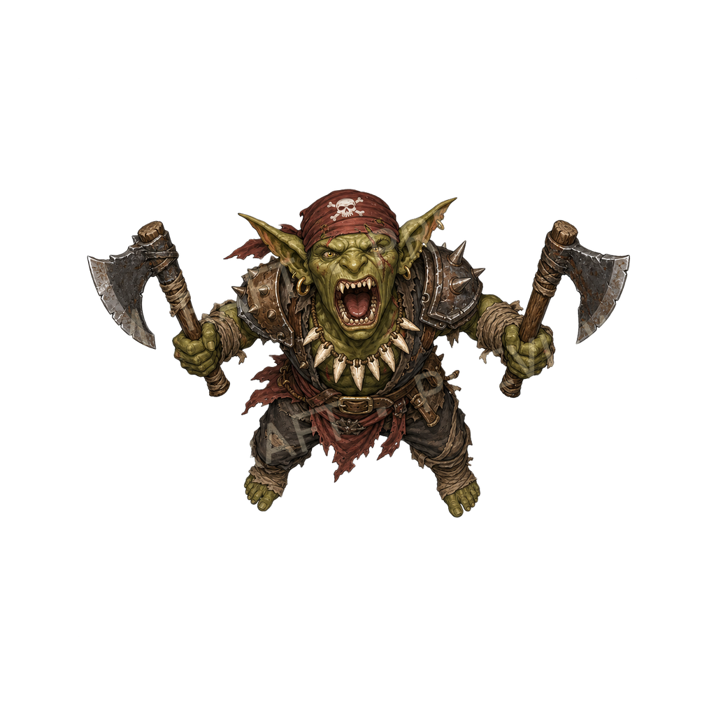 Bundle 30 18 token vu du dessus : berserker à la dent de requin