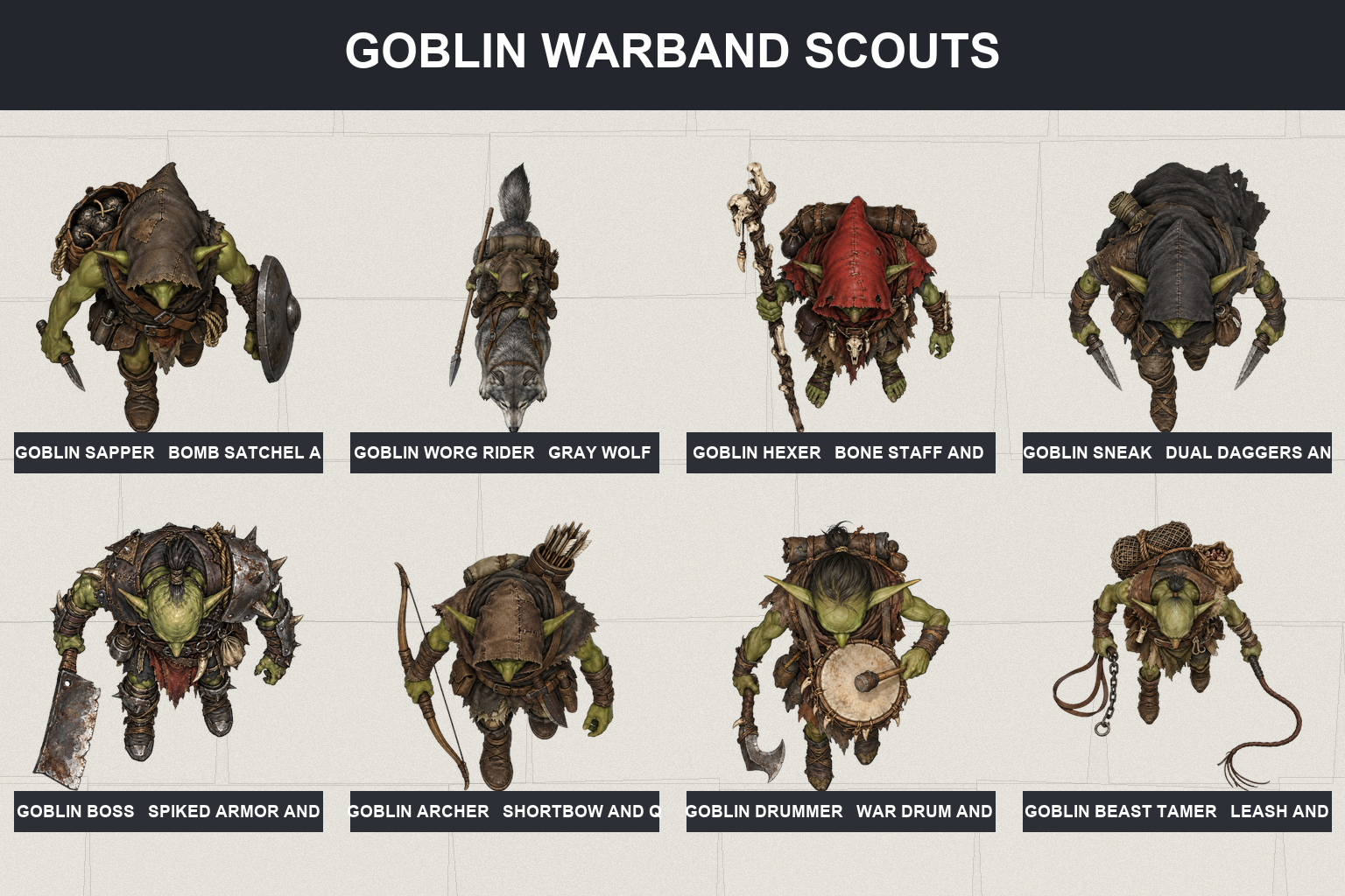 Aperçu du produit Goblin Warband Scouts 5