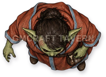 Grom Reedvale - Cleric top-down token preview