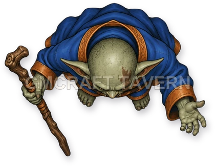 Besha Ironwell - Wizard top-down token preview