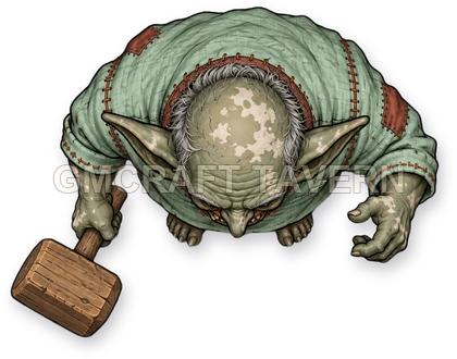 Morga Oakbend - Craftsperson top-down token preview