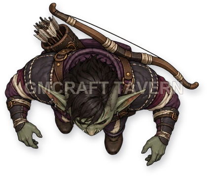 085 · Enemy 05 - Enemy Archer top-down token preview