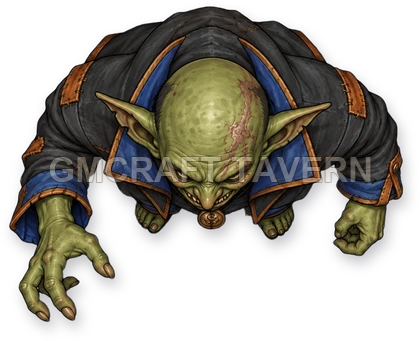089 · Enemy 10 - Dark Warlock top-down token preview