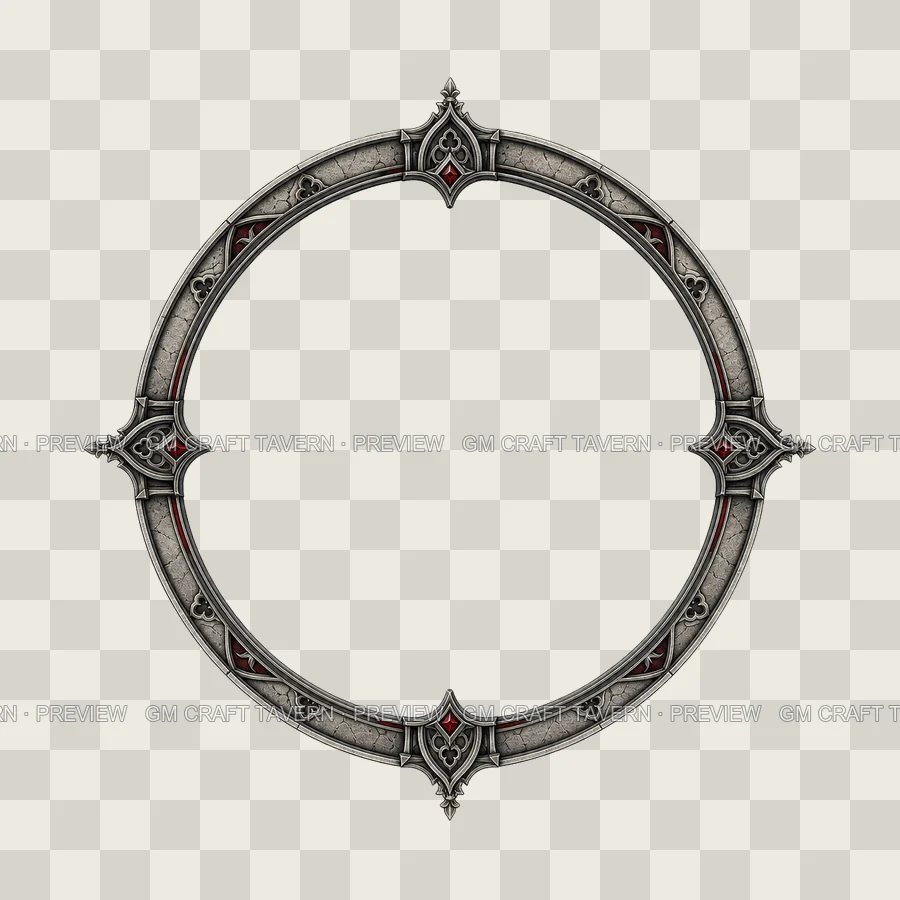 Gothic Cathedral Borders product preview 1