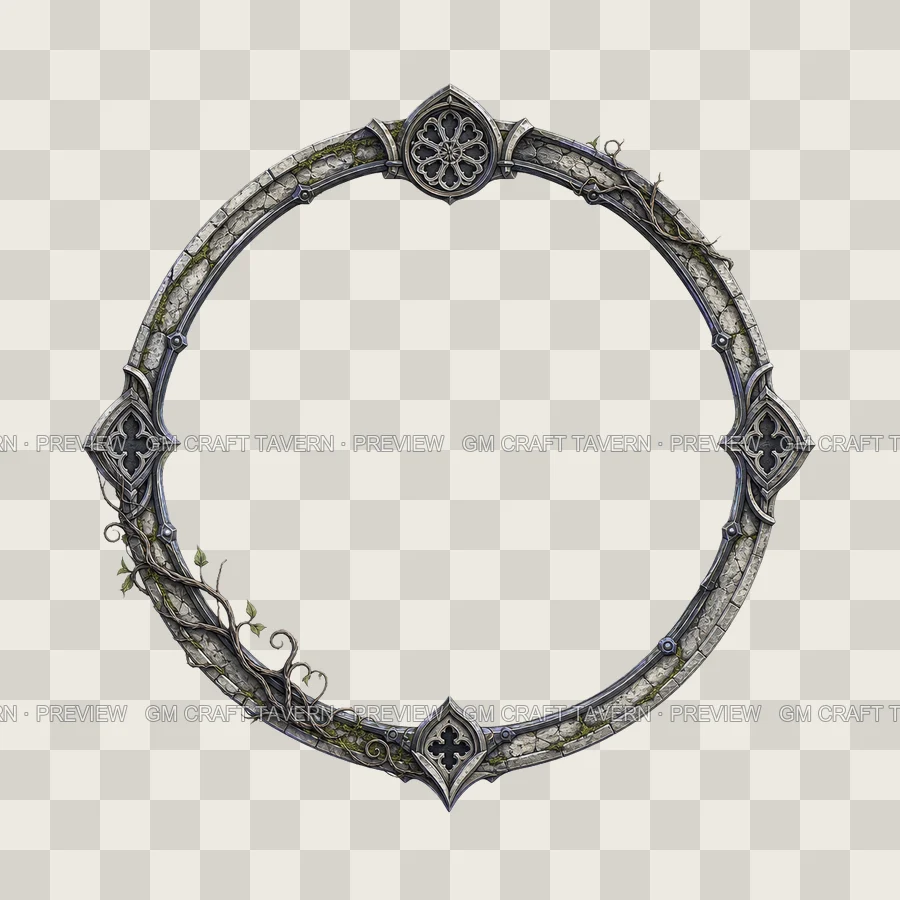 Gothic Cathedral Borders product preview 6