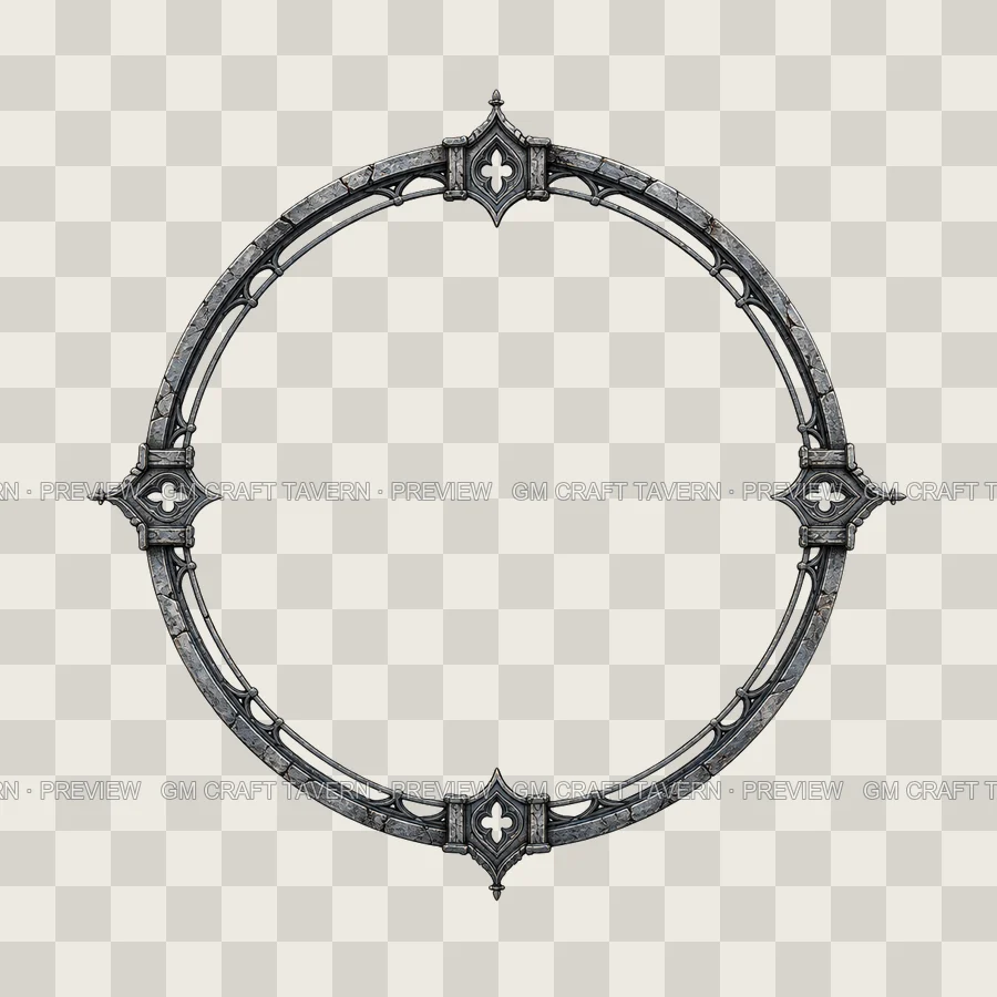 Gothic Cathedral Borders product preview 7
