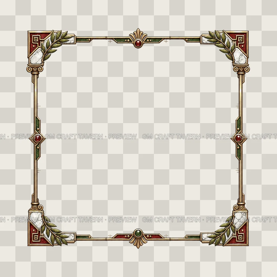 Greco Roman Fantasy Borders product preview 2