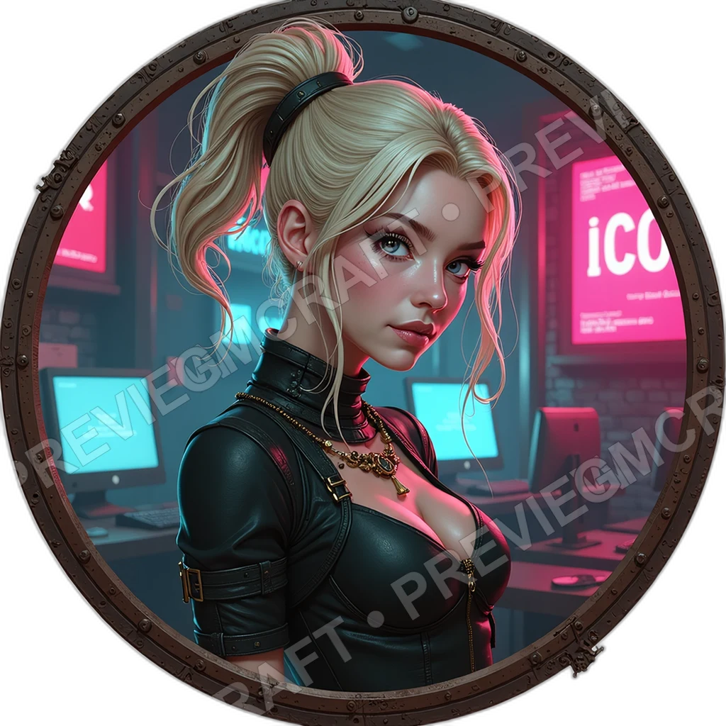 Code Oracle, Female, Scalp Nanowire Crown, Thumb Decrypt Reels, Coffee Stained Gloves, Hackers, , Age,1.8,, ,Slim Build,1.8,, ,Champagne Blond 0001 top-down token preview