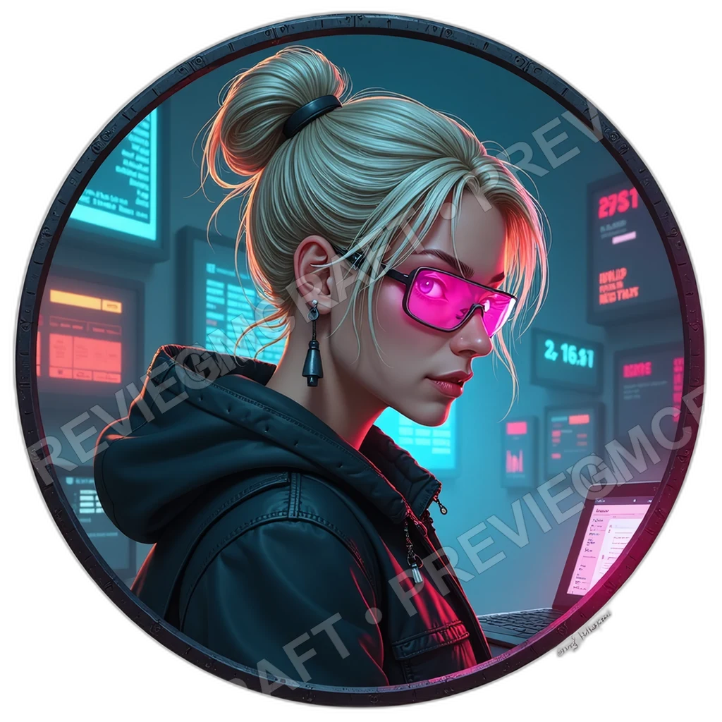 Socket Whisper, Female, Temple Decrypt Node, Fingertip Cipher Reels, Cracked Visor Cable, Hackers, ,Middle,Aged Adult,1.8,, ,Stocky Build,1.8,, ,Plati 0001 top-down token preview